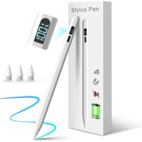 Stylus Pen für iPad Apple2018-2025 ipad Stift 3X Schnelleres Laden/Arbeit11st. Handflächenablehnung/Neigungssensitivität,Kompatibel mit iPad11/10/9/8/7/6Gen.,Pro11/12.9/13'',Air3-5/Mini5/6/7